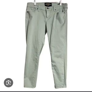 Women's Lucky Brand Zoe Straight Crop Mint Jeans
